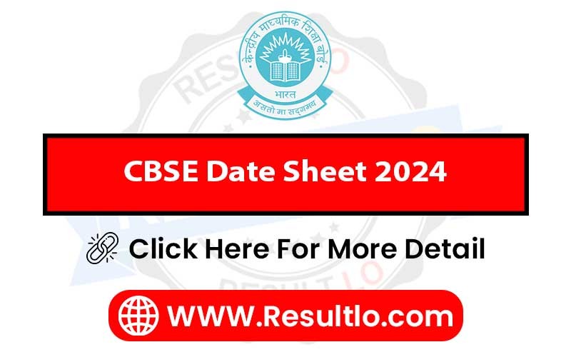 CBSE Date Sheet 2024