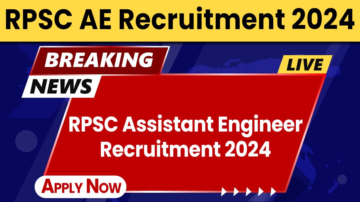 RPSC Assistant Engineer Recruitment 2024