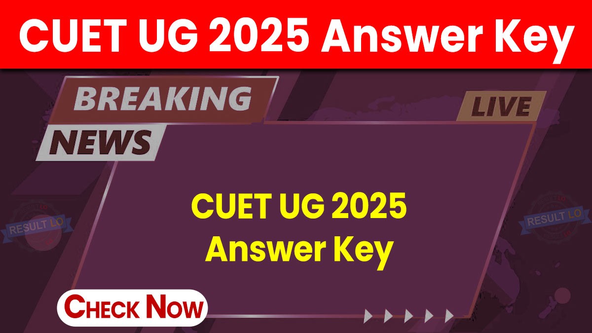 NTA CUET UG Answer Key 2025