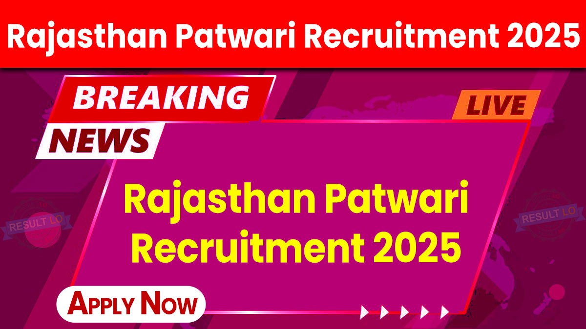Rajasthan Patwari Recruitment 2025